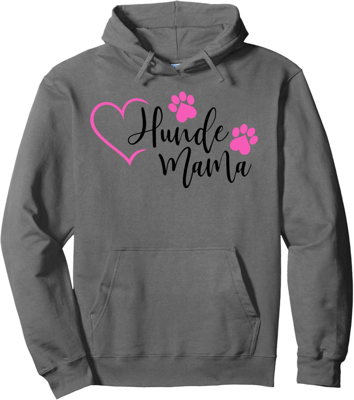Hundemama Hunde Mama Frauchen Hund Hundepfote Herz Pullover Hoodie