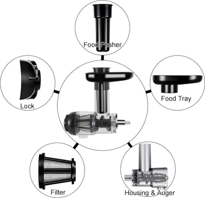 Italdos Entsafter für KitchenAid, Entsafter für Obst und Gemüse, leicht zu reinigen, hohe Saftleistu