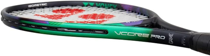 YONEX Vcore Pro Game (270 g) besaitet: No 270 g Tennisschläger, Wettkampfschläger, Grün - Lila Green