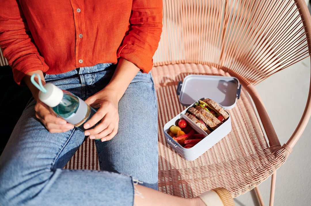 Mepal - Lunchbox Take a Break Midi - Brotdose To Go - Für 2 Sandwiches oder 4 Brotscheiben - Meal Pr