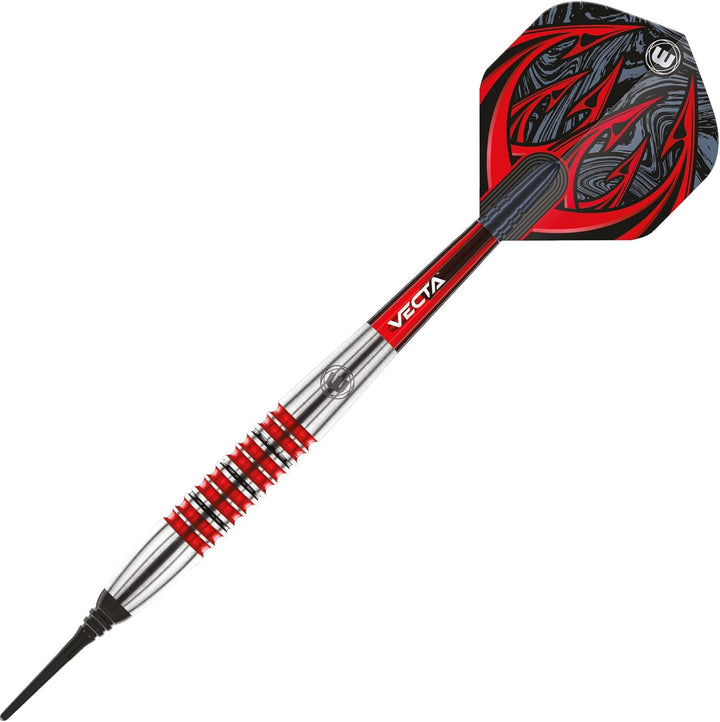 WINMAU Diablo Profi Softip Wolfram Dartpfeile mit Flüge und Stiele (Wellen) 20g Torpedo, 20g Torpedo