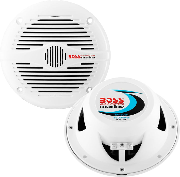 BOSS Audio MR50W Marine Serie 150 W 2 Wege Lautsprecher