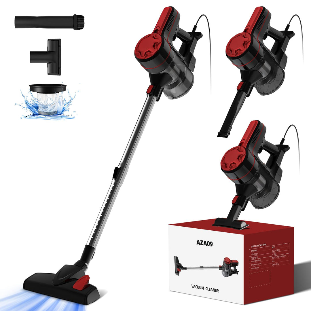 Staubsauger,Kabelstaubsauger mit 5 Kabel,20KPa/500W Staubsauger,Handstaubsauger für Harte Böden/Tier