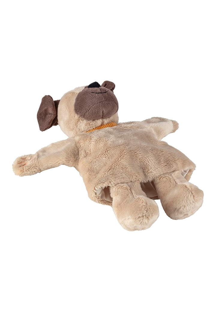 Handpuppe Hund, weiches Spielzeug für Kasperle Theater, zum Geschichten erzählen und erstes Rollensp