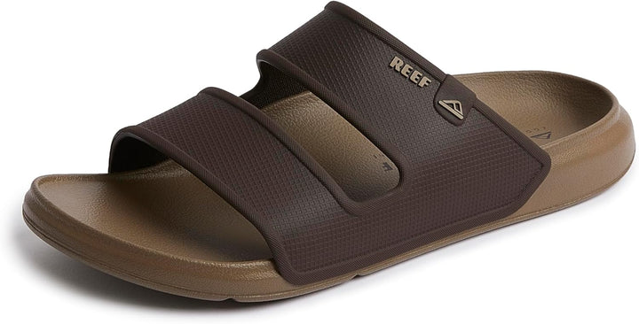 Reef Herren Oase Double Up Schiebe-Sandalen 37.5 EU Dunkelbraun, 37.5 EU Dunkelbraun