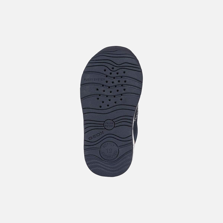 Geox Baby-Jungen B Rishon Boy D First Walker Shoe 22 EU Navy, 22 EU Navy
