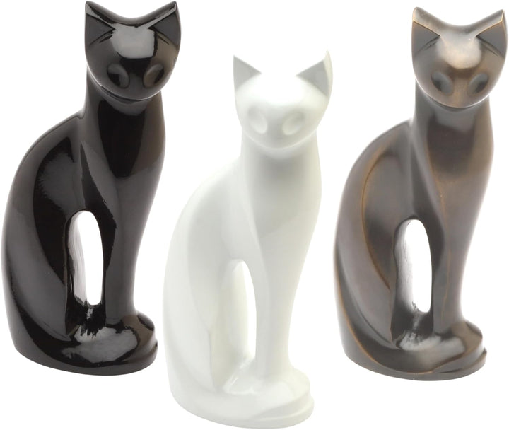 Urns UK Gedenkurne Katze 24,1 cm Bronze antik, Bronze