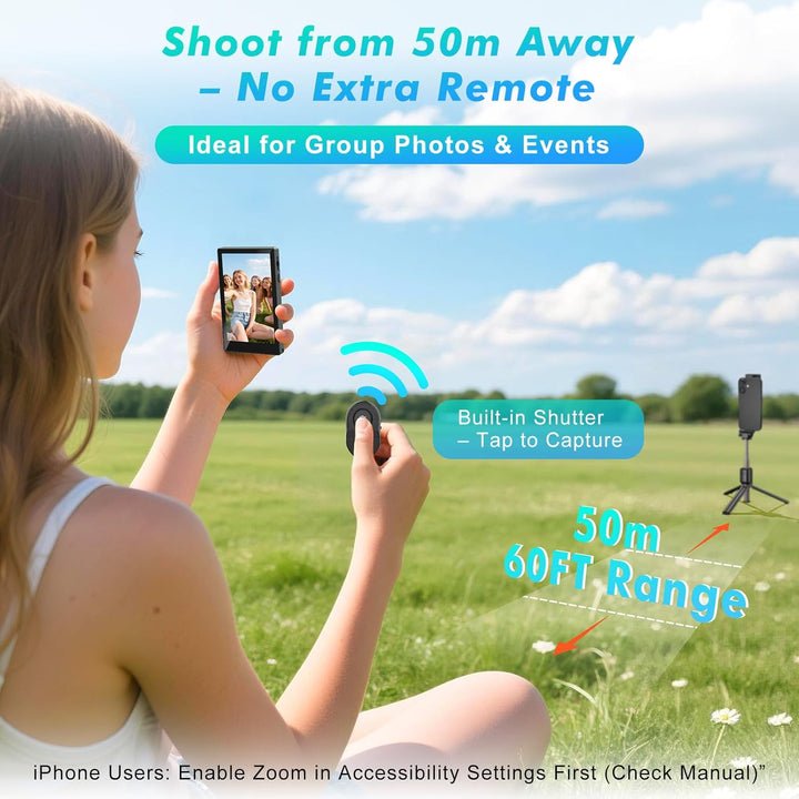 Qoosea Handy Selfie Monitor 4" Magnetisch, 1080P Wireless Selfie Monitor Bildschirm mit Lautsprecher