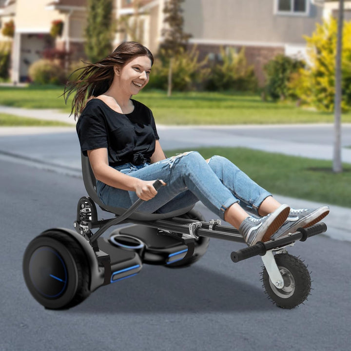 Hoverboard Sitz Verstellbarer für Self-Balance Scooter mit Frontreifen für 6.5"-10" Hoverboards, Uni