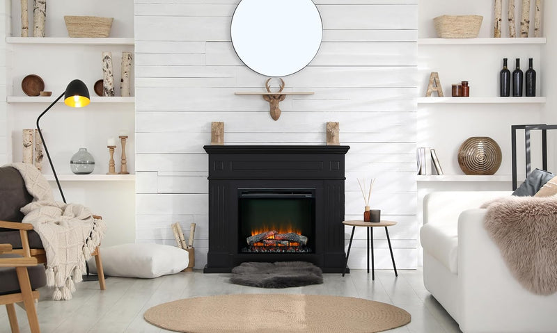 Dimplex 210975 XHD26 Firebox 26" Kamin, 1400 W, Schwarz