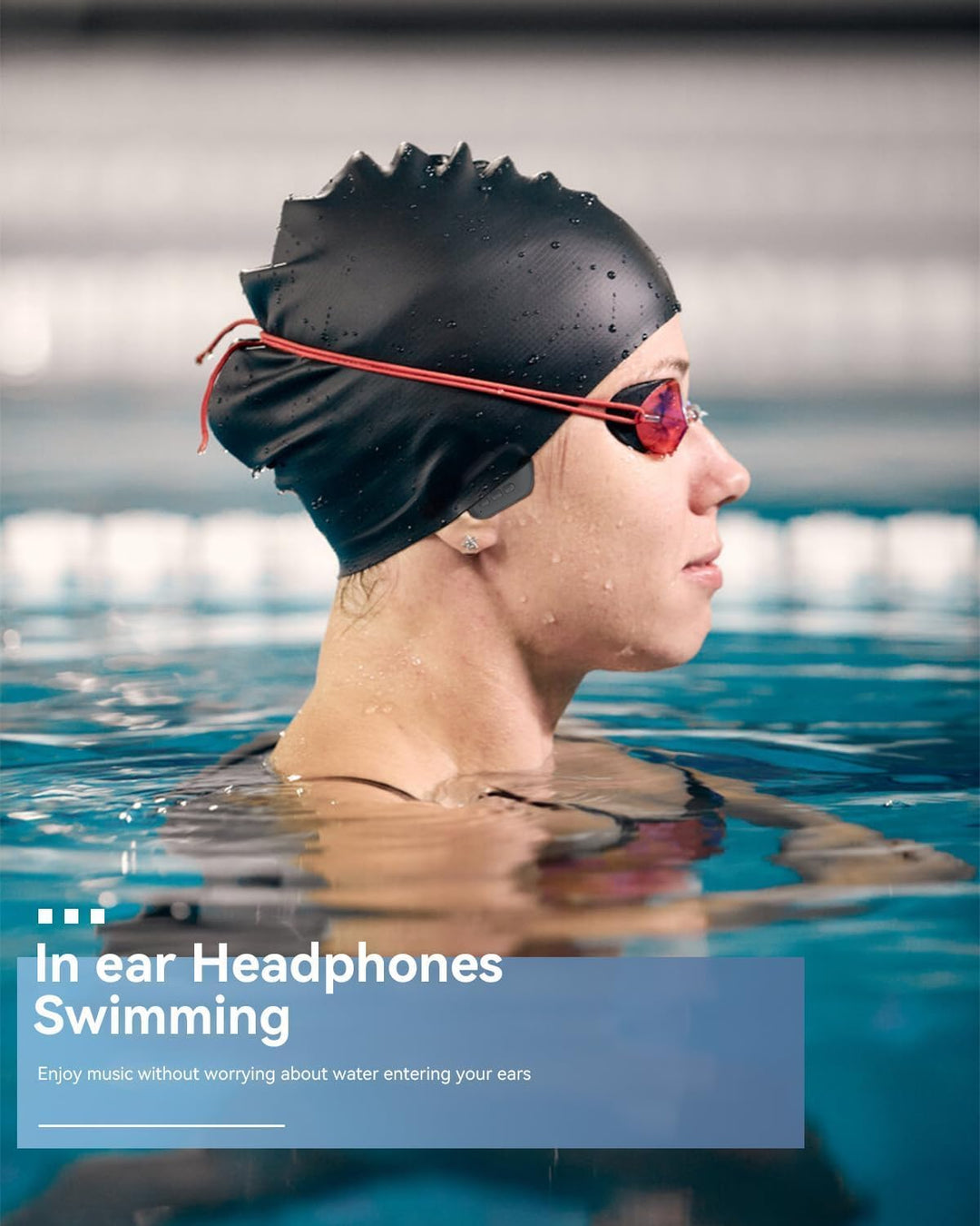 SANOTO Kopfhörer Schwimmen, In Ear Kopfhörer Bluetooth 5.4, IPX8 Unterwasser Kopfhörer Schwimen 8G M