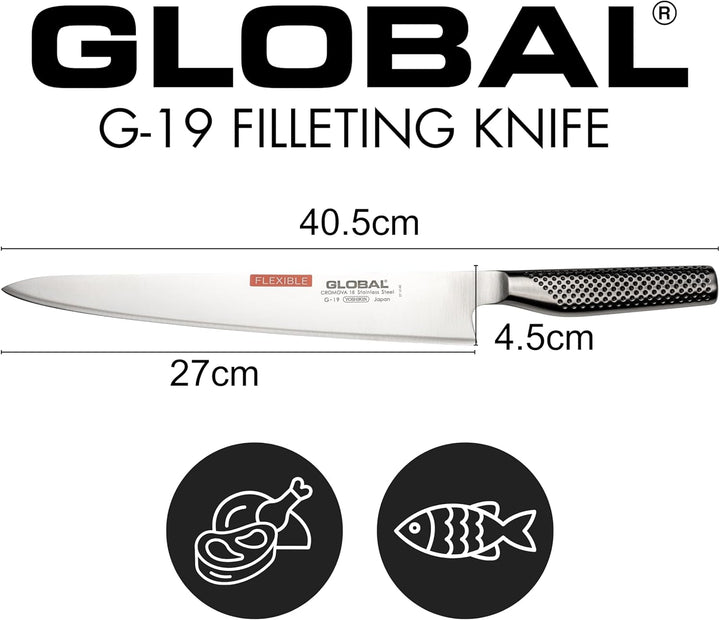G-19 Global Filiermesser 27 cm