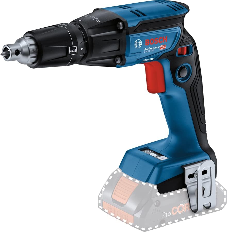 Bosch Professional 18V System Akku-Trockenbauschrauber GTB 18V-45 (inkl. 2x Akku 4.0 Ah ProCORE18V,