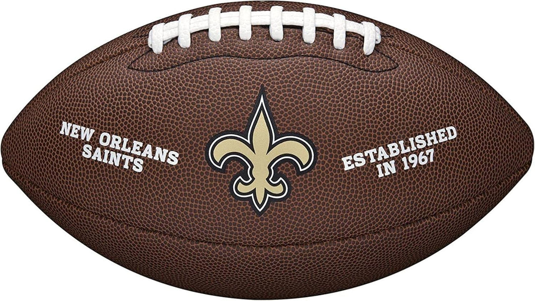 Wilson Sporting Goods NFL Team Logo Composite Fussball New Orleans Saints, New Orleans Saints