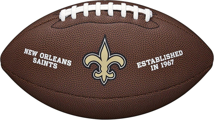 Wilson Sporting Goods NFL Team Logo Composite Fussball New Orleans Saints, New Orleans Saints