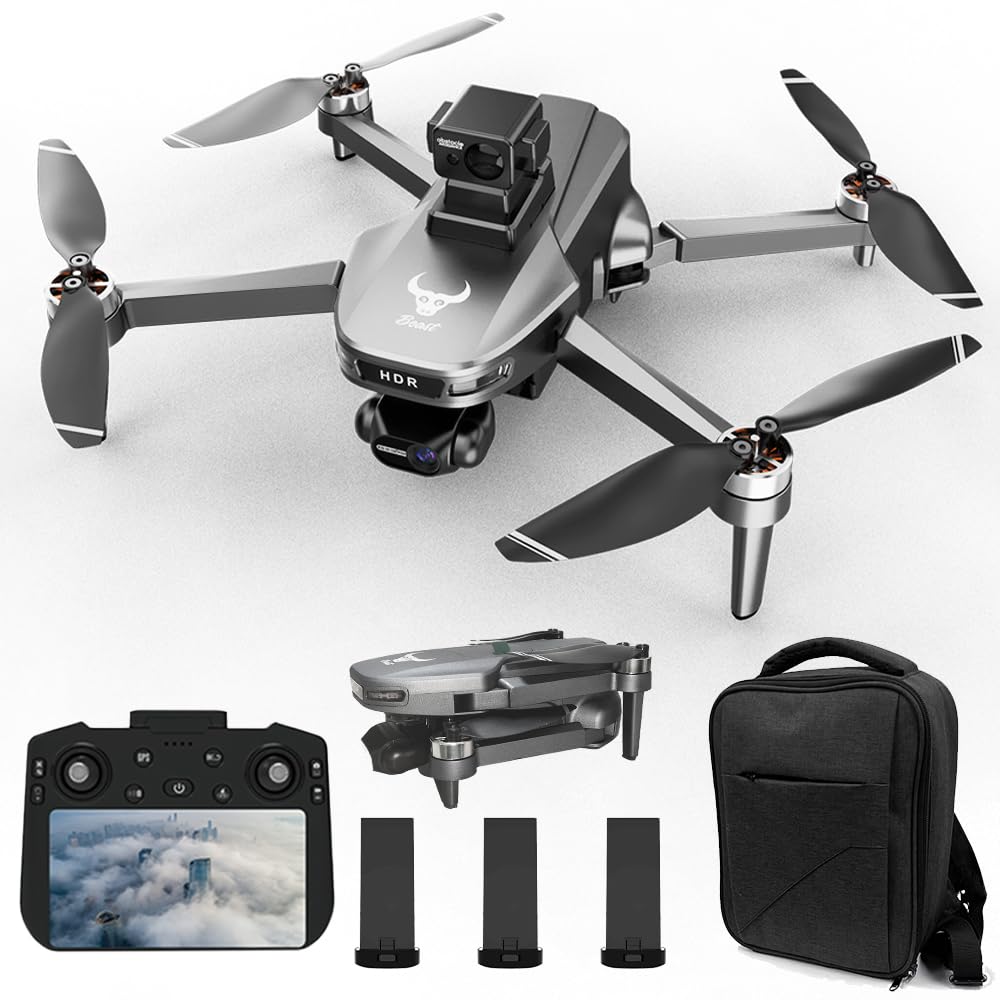 X-Verse ZLL SG109MAX2 Drohne mit Kameras 4K, Bildschirmfernsteuerung, 3 Achsen Gimbal, RC 3KM, 360d°