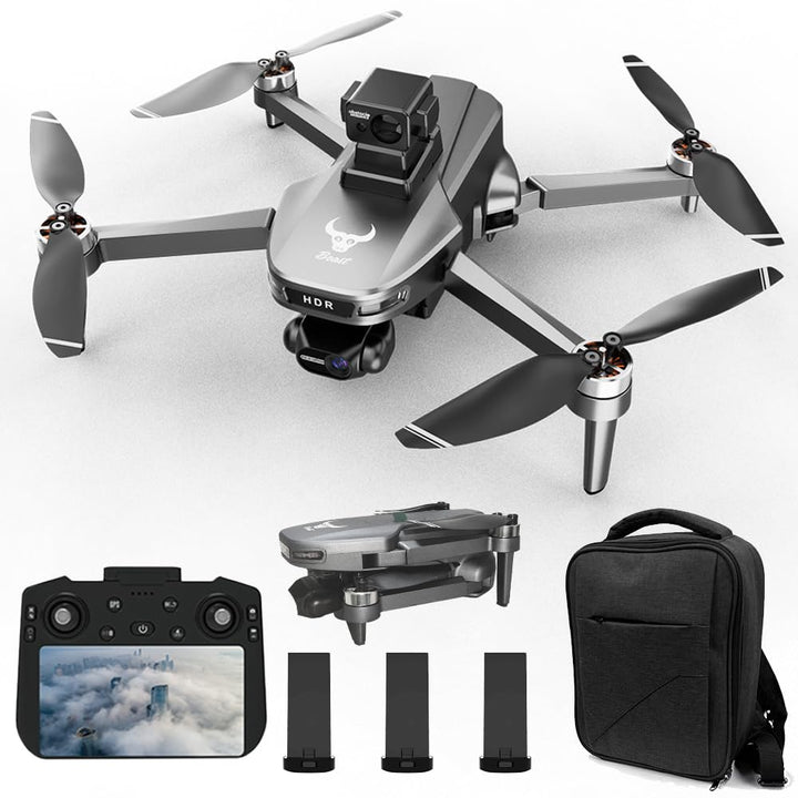 X-Verse ZLL SG109MAX2 Drohne mit Kameras 4K, Bildschirmfernsteuerung, 3 Achsen Gimbal, RC 3KM, 360d°
