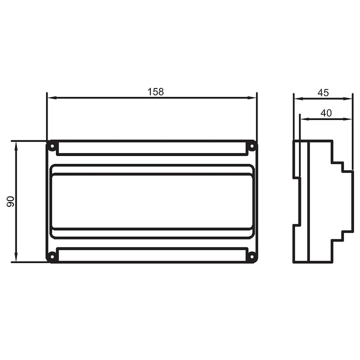 Mi-Heat ETF-744/99 Aussentemperaturfühler, NTC Temperatursensor, Fernfühler und externer Sensor für