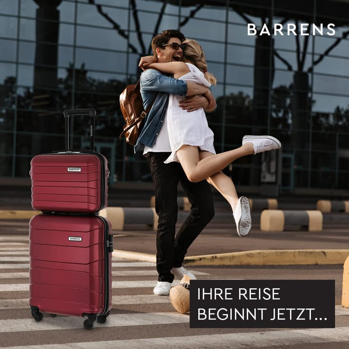 BARRENS Kosmetiktasche | Reiseetui mit Griff | Handgepäck | Zur Befestigung am Koffer oder zum Trage