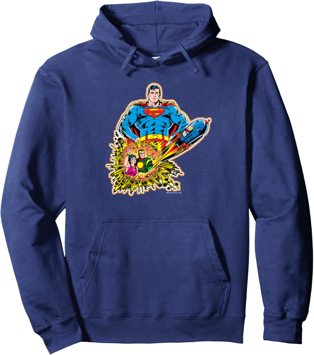 Superman Doomed Planet Pullover Hoodie