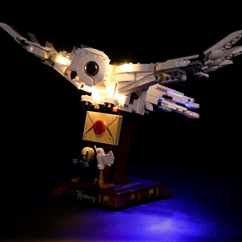 BrickBling Led Licht Set für Lego 75979 Harry Potter Hedwig, Led Beleuchtungs Set Dekorationslichter