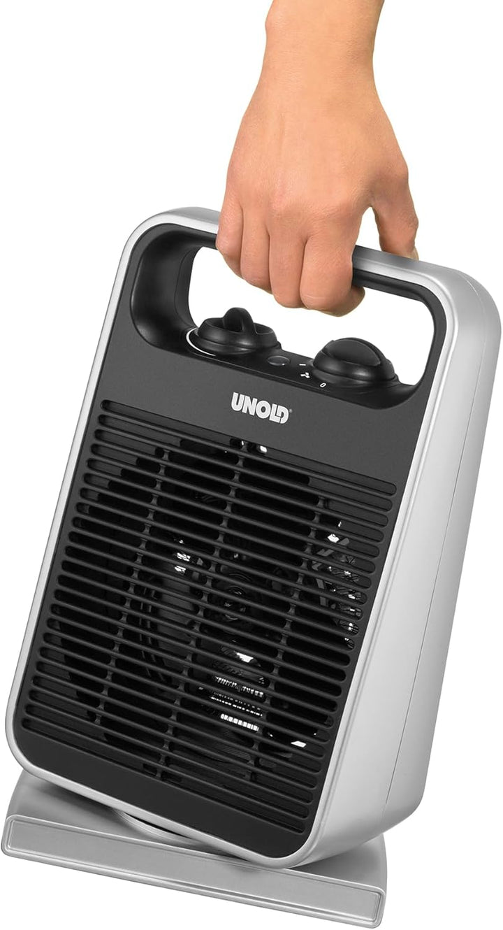 Unold 86116 Heizluefter Schwarz, Silber