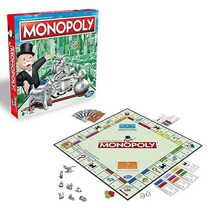 Hasbro Monopoly Classic, Gesellschaftsspiel für Erwachsene &amp; Kinder, Familienspiel, der Klassiker de