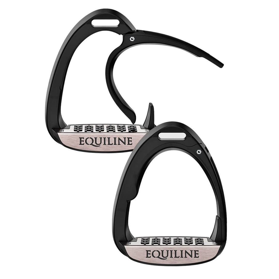 Equiline Steigbügel X-CEL Grösse Dressur, Farbe Black