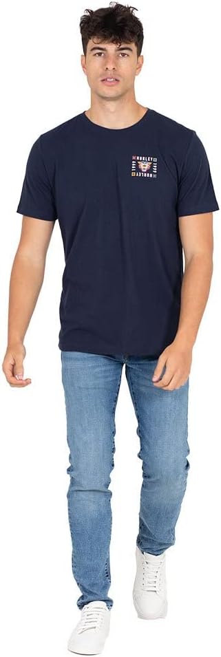 Hurley Herren M Evd WSH Bengal Ss Tee T-Shirt S Obsidian, S Obsidian