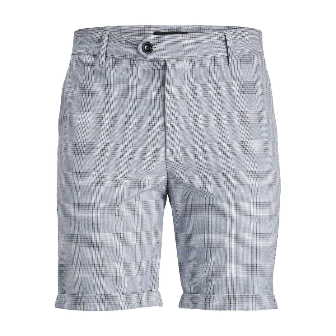 JACK & JONES Herren Jpstconnor Jjshorts AKM Sn Chino Shorts XL Blue Indigo/Detail:check, XL Blue Ind