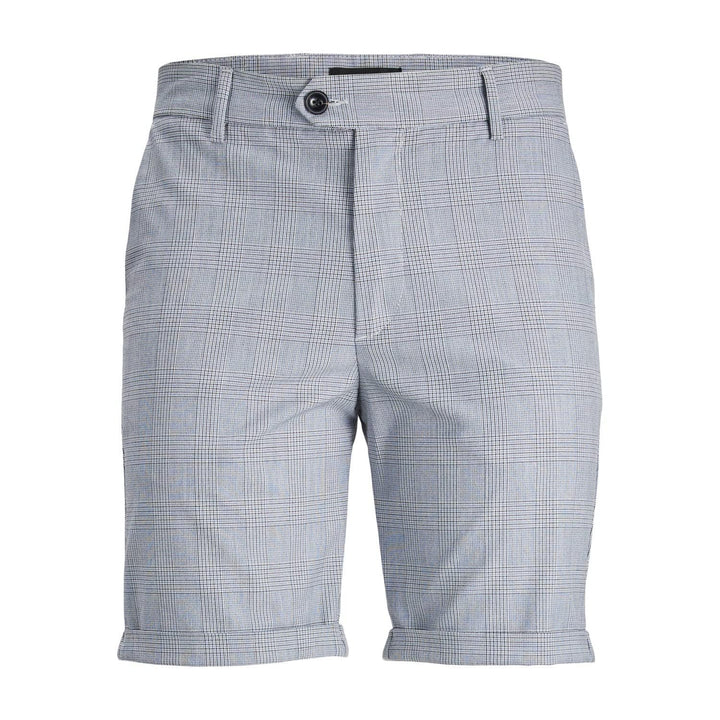 JACK & JONES Herren Jpstconnor Jjshorts AKM Sn Chino Shorts XL Blue Indigo/Detail:check, XL Blue Ind