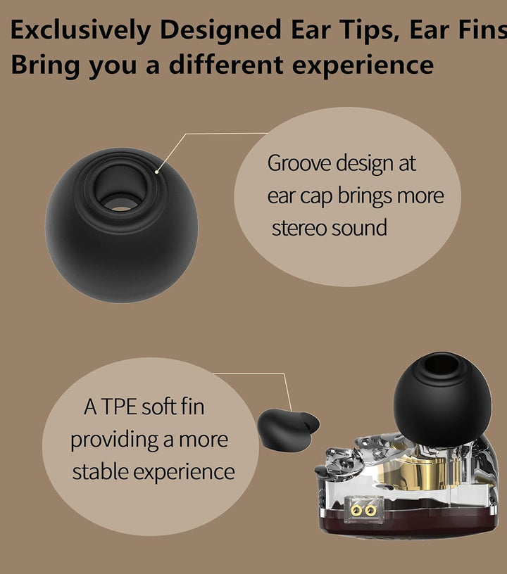 Yinyoo In Ear Monitor Kopfhörer CCZ Coffee Bean Over Ear Ohrhörer Kabelgebundener Kopfhörer mit 1DD