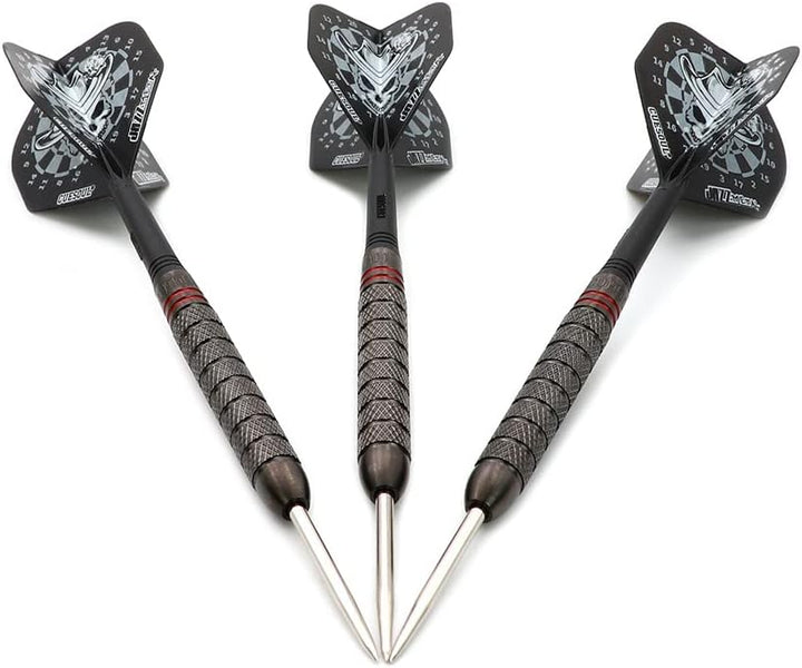CUESOUL Big Beast 90% 26g/27g Steel Tip Tungsten Dart Set mit Dart Case 27g CSBB-90Y27K7, 27g CSBB-9
