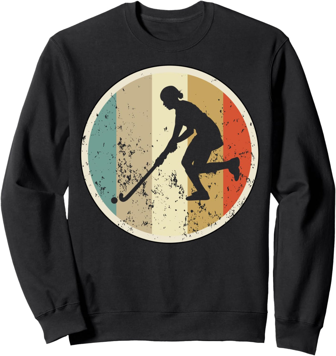 Feldhockey Fieldhockey Hockey Hallenhockey Retro Vintage Fun Sweatshirt