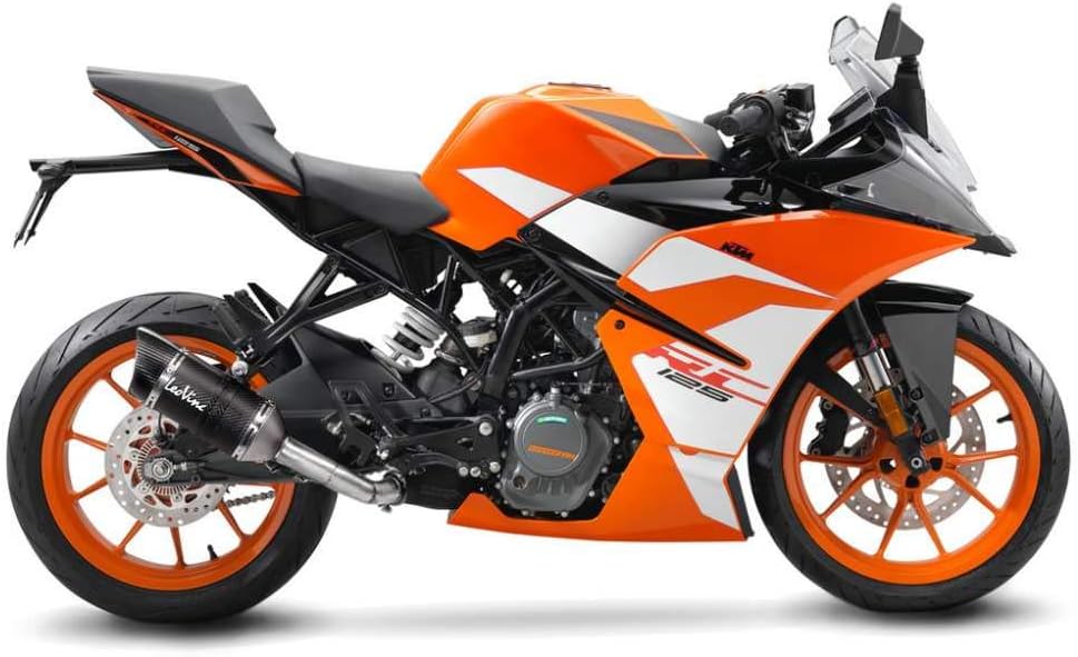 Endschalldämpfer/Auspuffanlage LeoVince SLIP-ON SBK LV PRO, Carbon für KTM Duke 125 / RC 125 / Duke