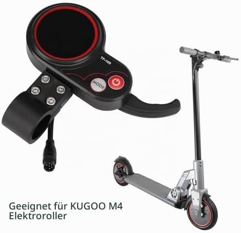 SUNGOOYUE 48V TF-100 Elektroroller-Display, ABS 6-Pin-Kommunikationsinstrument f¨¹r KUGOO M4 Elektro