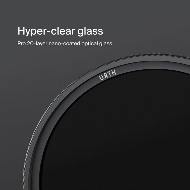 Urth 52 mm Graufilter ND4 (2 Stop) ND Filter (Plus) — Neutraldichte, 20-lagig nanobeschichtet, ultra