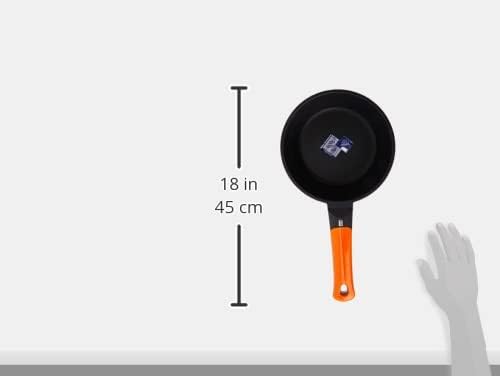 BRA Efficient Orange | Honda 20 cm Bratpfanne, Aluminiumguss mit Platinum Plus Antihaftbeschichtung,