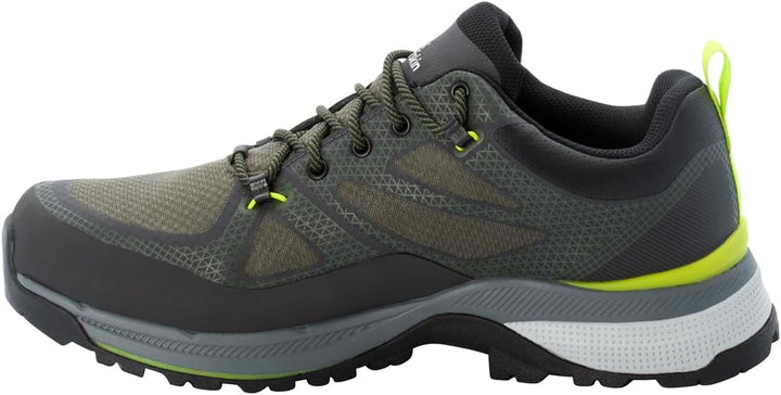 Jack Wolfskin Herren Force Striker Texapore Low MWalking-Schuh 41 EU Lime Dark Green, 41 EU Lime Dar