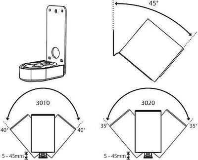 Q Acoustics 3000WB Wandhalterung für Regallautsprecher ( 1 Stück)