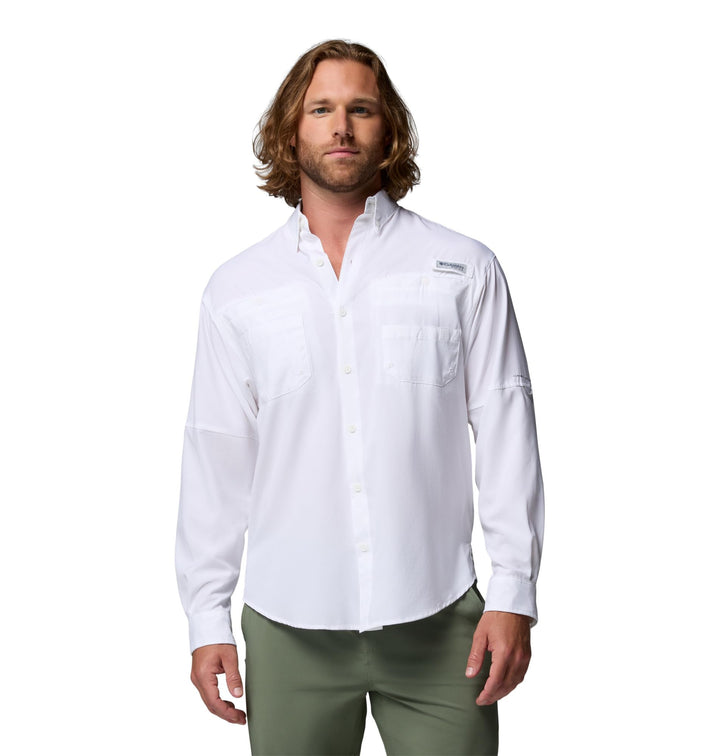 Columbia Herren Herren PFG Tamiami Ii Langarmshirt — Big Tamiami II Langarmshirt L Weiss, L Weiss
