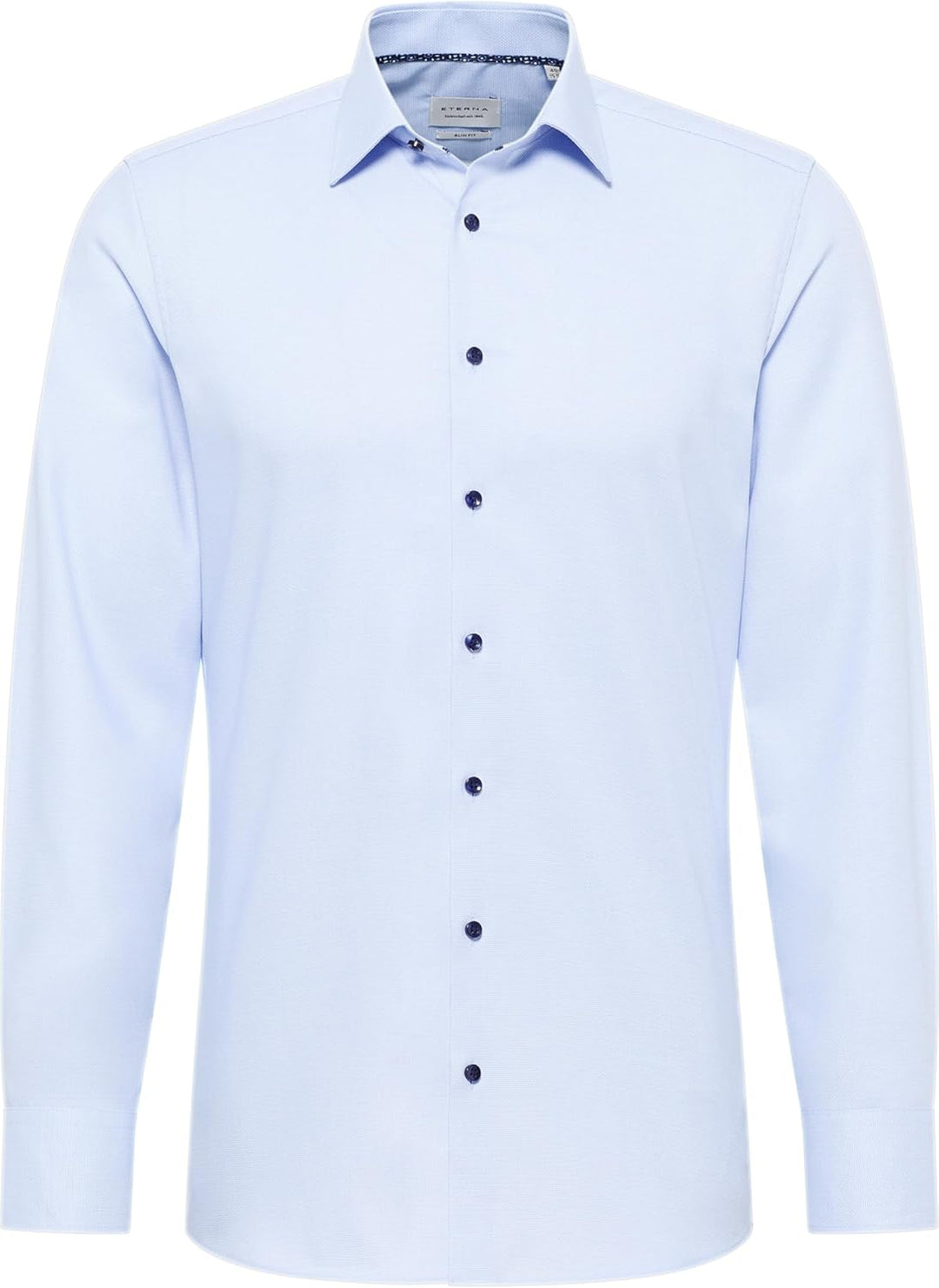 ETERNA Herren Popeline Hemd Slim FIT 38 Kragen / 67 Ärmel Hellblau, 38 Kragen / 67 Ärmel Hellblau
