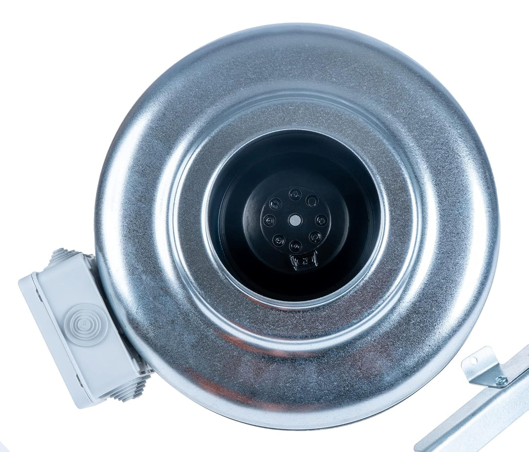 Steinberg14 Rohrventilator 100mm Rohrlüfter Abluftventilator Lüftung Lüfter 379m³ A Ø 100mm Rohrvent