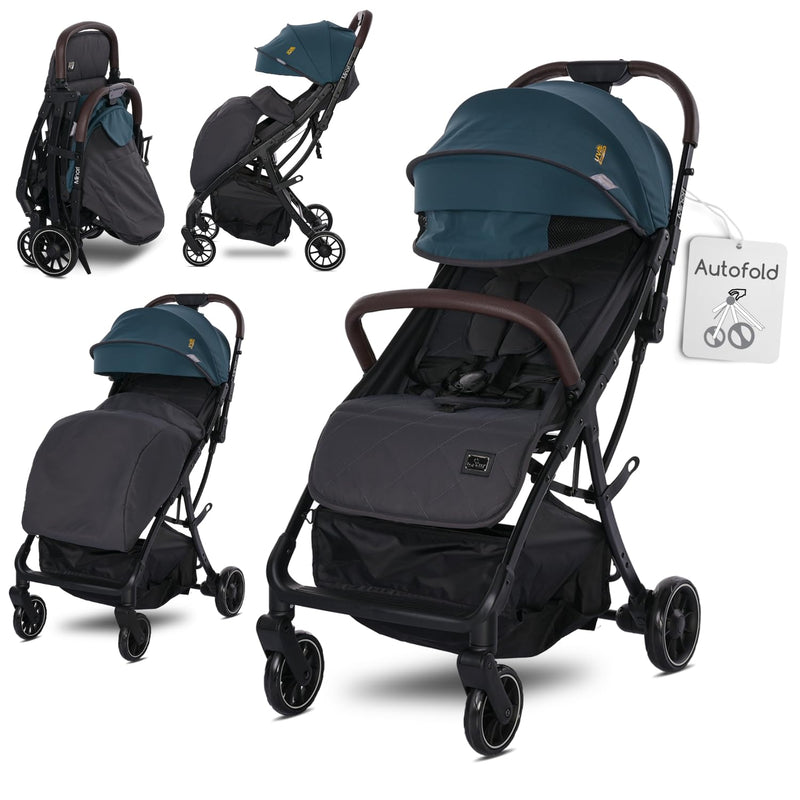 Lorelli Kinderwagen Minori, Sport Buggy klein zusammenklappbar, Autofold Einhand-Klappsystem, Nur 9,