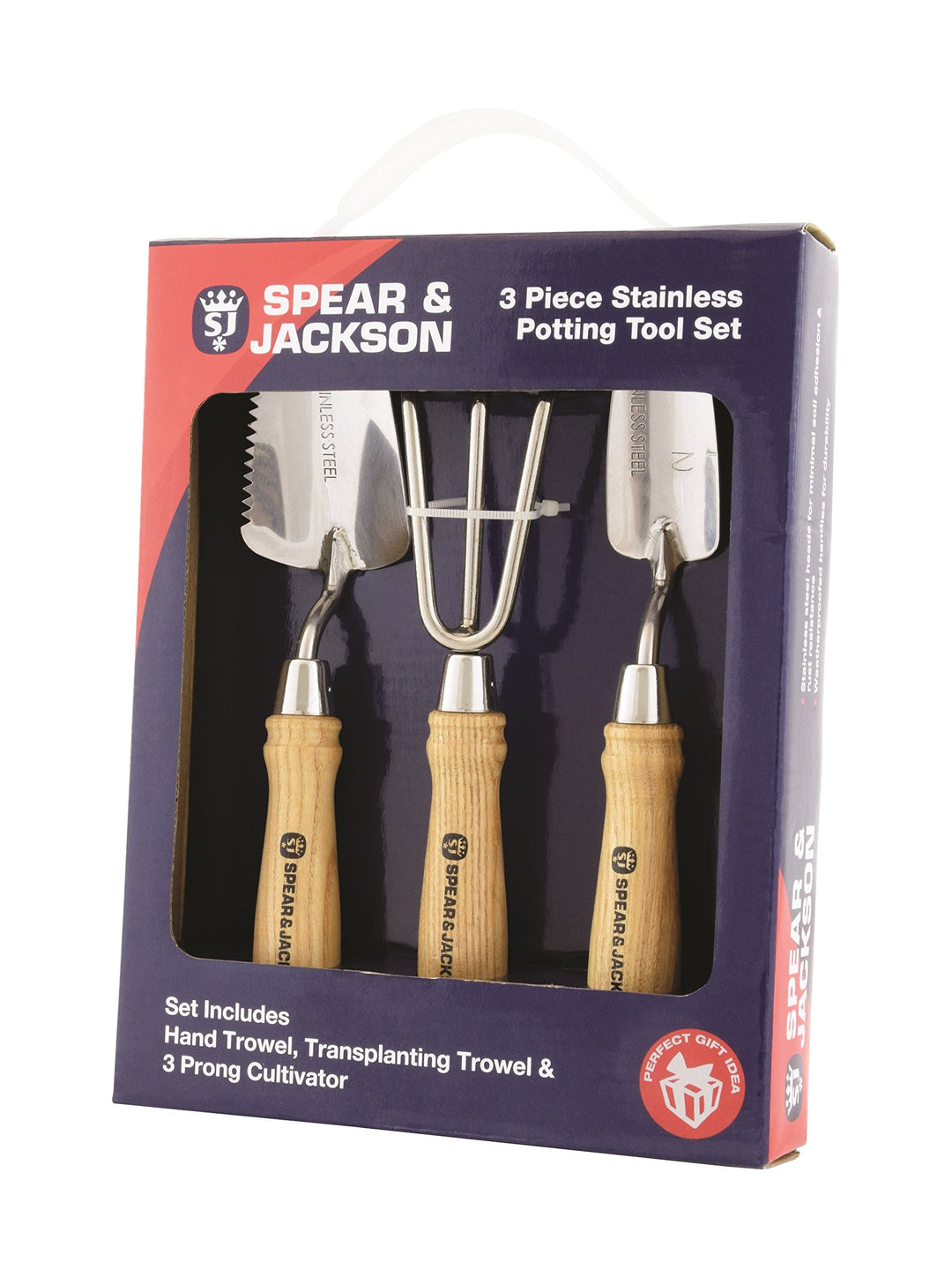 Spear & Jackson POTTING3PS Einpflanz-Werkzeugset, Edelstahl, 3-teilig Potting Tool Set, Potting Tool
