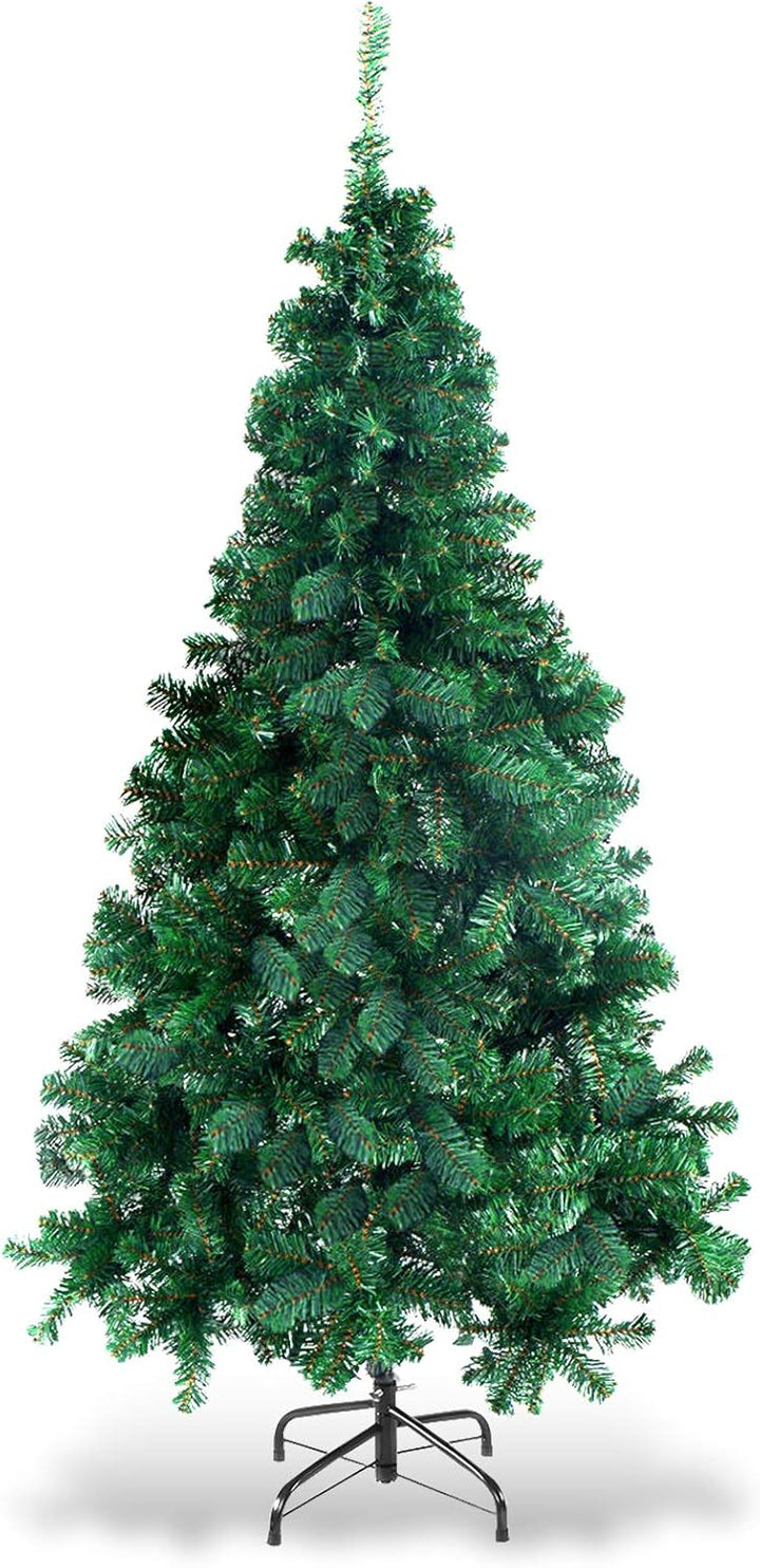 GOPLUS 150/180/210/240cm Weihnachtsbaum Grün, Festliche Weihnachtdekoration für Zuhause, Grüner Tann