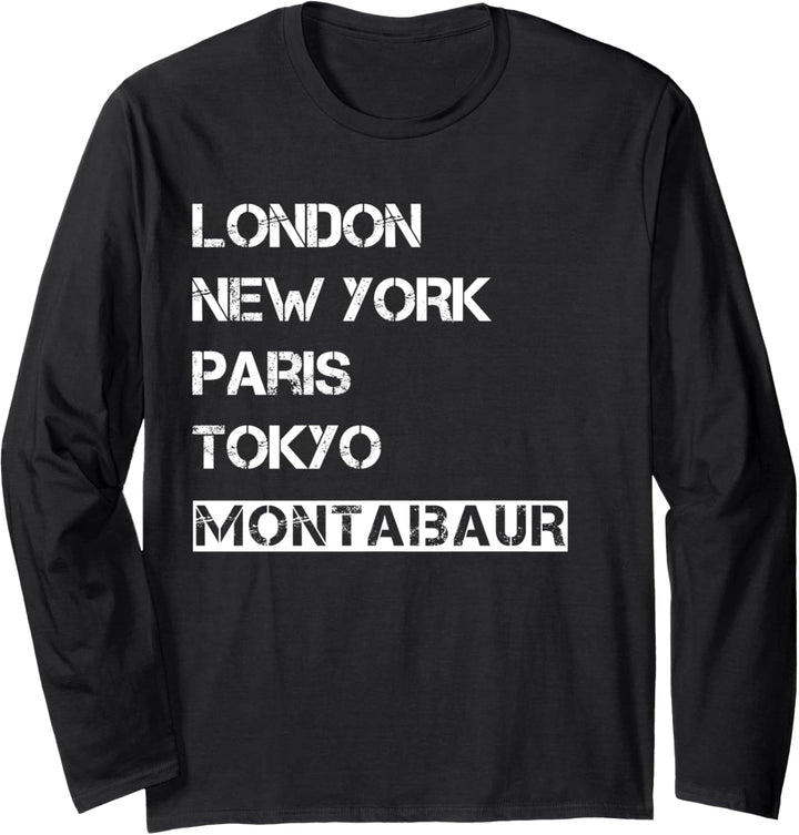 Meine Heimat Montabaur! Geburtsort & Heimatliebe Montabaur Langarmshirt