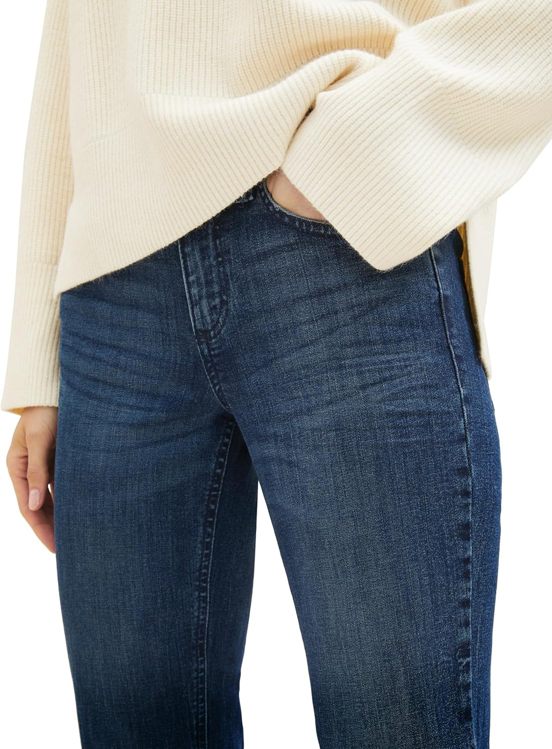 TOM TAILOR Damen Alexa Straight Jeans 26W / 32L 10282 - Dark Stone Wash Denim, 26W / 32L 10282 - Dar