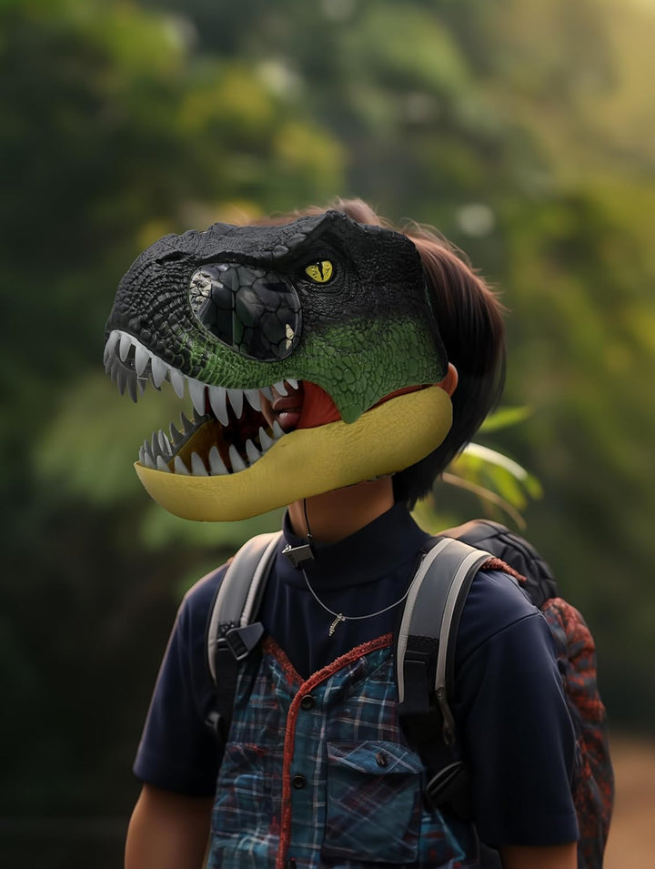 Lexibook, Dinosauriermaske, Beweglicher Kiefer, Realistisches Spielzeug mit Gebrüll und Lichteffekte