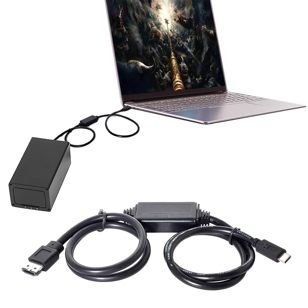 Ausi USB Typ C Stecker Host zu ESATA ESATAp HDD Kabel für Laptop PC
